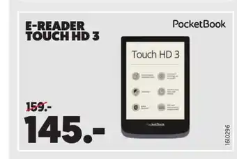 MediaMarkt PocketBook E-reader touch HD3 aanbieding