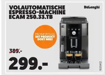 MediaMarkt DeLonghi volautomatische espresso-machine ecan 250.33.TB aanbieding