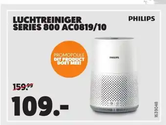 MediaMarkt Philips luchtreiniger series 800 AC0819/10 aanbieding