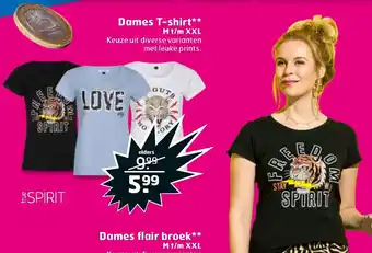 Trekpleister True Spirit Dames T-shirt M-XXL aanbieding