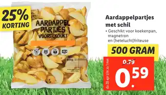 Lidl Aardappelpartjes met schil aanbieding