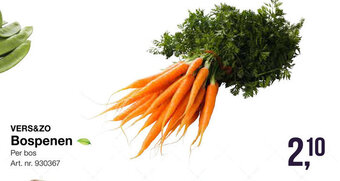 Bidfood Vers&Zo Bospenen aanbieding