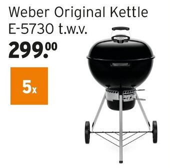 GAMMA Weber original kettle E-5730 aanbieding