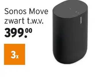 GAMMA Sonos move zwart aanbieding