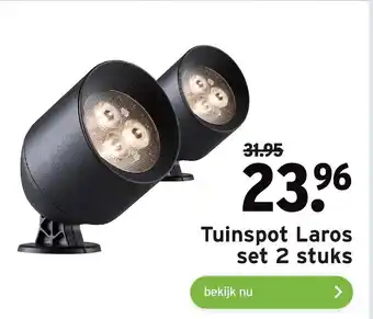 GAMMA Tuinspot laros set 2 stuks aanbieding