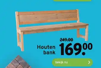 GAMMA Houten bank aanbieding
