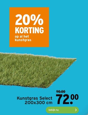 GAMMA Kunstgras select 200x300 cm aanbieding