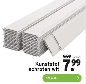 GAMMA Kunststof schroten wit aanbieding