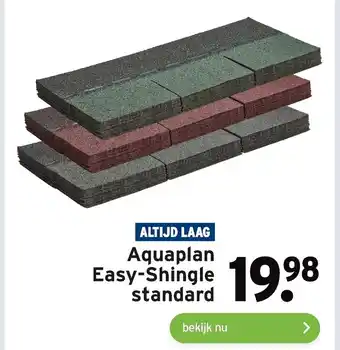 GAMMA Aquaplan easy-shingle standard aanbieding