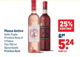 Makro Masso antico 750ml aanbieding