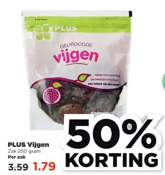 PLUS PLUS Vijgen 250 gram aanbieding