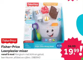 Intertoys Fisher-price leerplezier mixer aanbieding