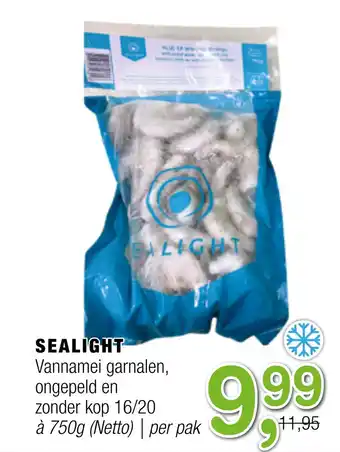 Amazing Oriëntal Seaight vannamei garnalen, ongepeld en zonder kop 16/20 aanbieding