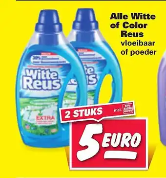 Nettorama Alle Witte of Color Reus aanbieding