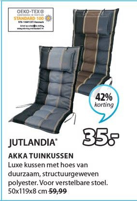 Jysk JUTLANDIA AKKA TUINKUSSEN aanbieding