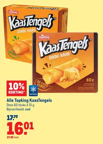 Makro Alle Topking kaastengels 15g aanbieding