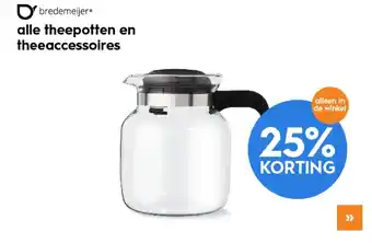 Blokker Alle theepotten en theeaccessoires aanbieding