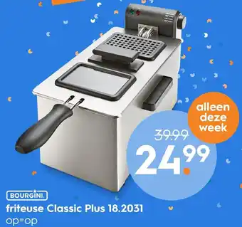 Blokker Friteuse classic plus 18.2031 aanbieding