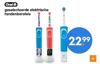 Blokker Oral-b geselecteerde elektrische tandenborstels aanbieding