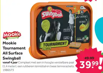 Intertoys Mookie tournament all surface swingball aanbieding