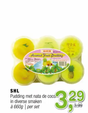 Amazing Oriëntal Shl pudding met nata de coco 660g aanbieding