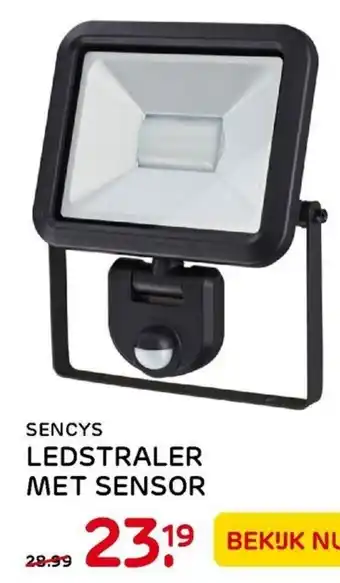 Praxis Sencys Ledstraler met sensor aanbieding