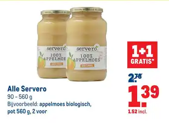 Makro Alle Servero 560 g aanbieding