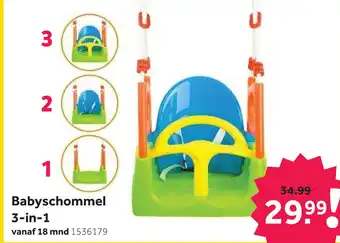 Intertoys Babyschommel 3-in-1 aanbieding