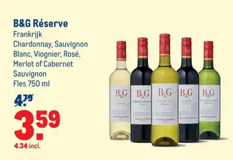 Makro B&G Réserve 750ml aanbieding