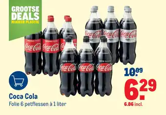 Makro Coca Cola 1 liter aanbieding