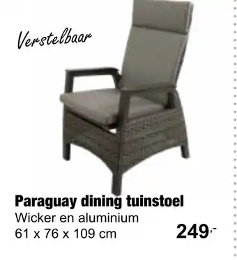 Tuincentrum De Boet Paraguay dining tuinstoel aanbieding