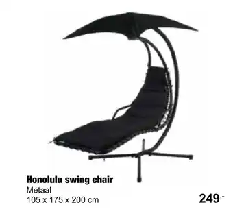 Tuincentrum De Boet Honolulu swing chair aanbieding