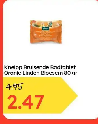 Ochama Kneipp Bruisende Badtablet Oranje Linden Bloesem 80 gr aanbieding