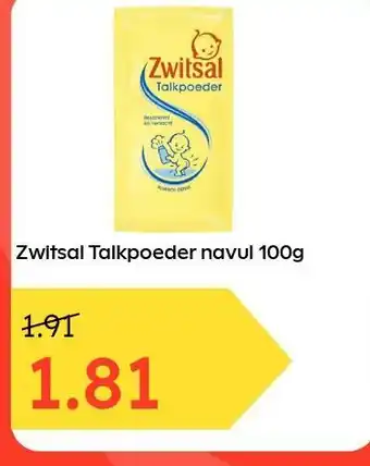 Ochama Zwitsal Talkpoeder navul 100g aanbieding