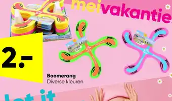 Big Bazar Boomerang aanbieding