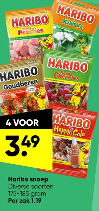 Big Bazar Haribo snoep aanbieding