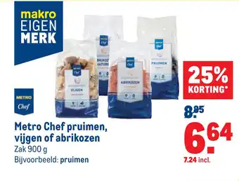 Makro Metro Chef pruimen, vijgen of abrikozen 900 g aanbieding