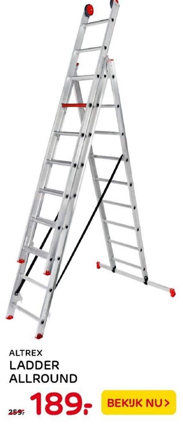 Altrex Ladder allround 3x9 sporten aanbieding bij Praxis