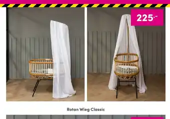 Baby & Tiener Rotan Wieg Classic aanbieding