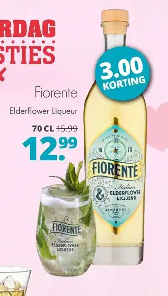 Mitra Fiorente Elderflower Liqueur 70 cl aanbieding