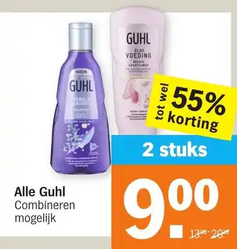 Albert Heijn Guhl aanbieding