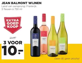 Jumbo Jean Balmont wijnen 3*750ml aanbieding