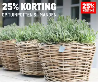 Makro Op Tuinpotten & -Manden aanbieding