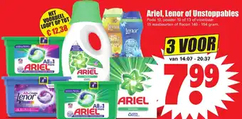 Dirk Ariel, Lenor of Unstoppables 3st aanbieding