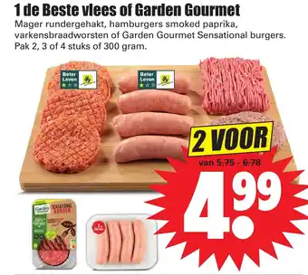 Dirk 1 de Beste vlees of Garden Gourmet 2 st aanbieding