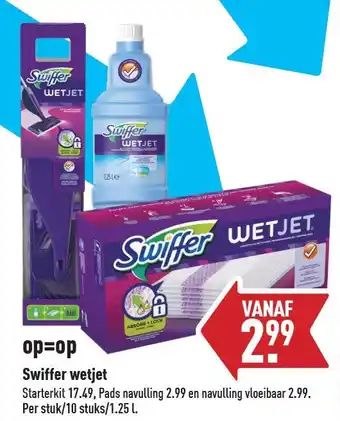 ALDI Swiffer wetjet aanbieding