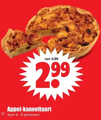 Dirk Appel-kaneeltaart aanbieding