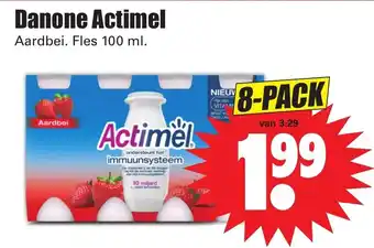 Dirk Danone Actimel 8*100ml aanbieding