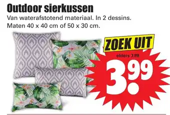 Dirk Outdoorsierkussen 40*40/50*30cm aanbieding