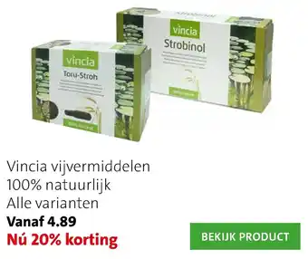 Intratuin Vincia vijvermiddelen aanbieding